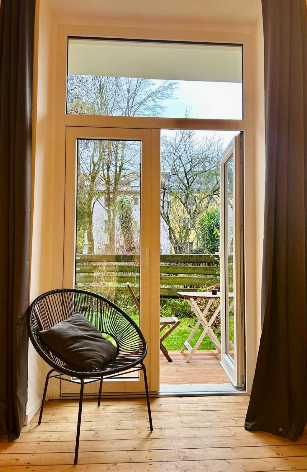 Feelslikehome - Stylische Und Zentrale Altbauwohnung Mit Terrasse&Garten Bochum Eksteriør bilde